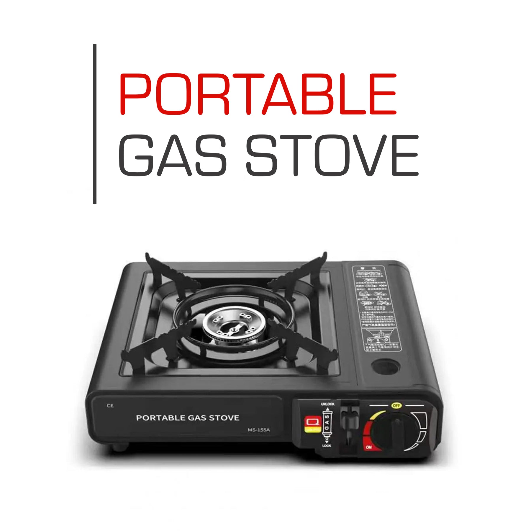 Portable Butane Gas Stove (Camping Gas Stove)